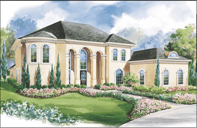 Dominion Villa French Eclectic New Construction Floor Plan